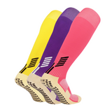 3 Pack Football Grip Socks Long Tube-FOURMINT