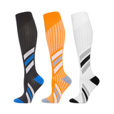 3 Pack Long Tube Compression Socks-FOURMINT