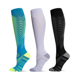 3 Pack Long Tube Compression Socks-FOURMINT