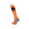 3 Pack Childrens Cushioned Football Socks Orange and Black-FOURMINT