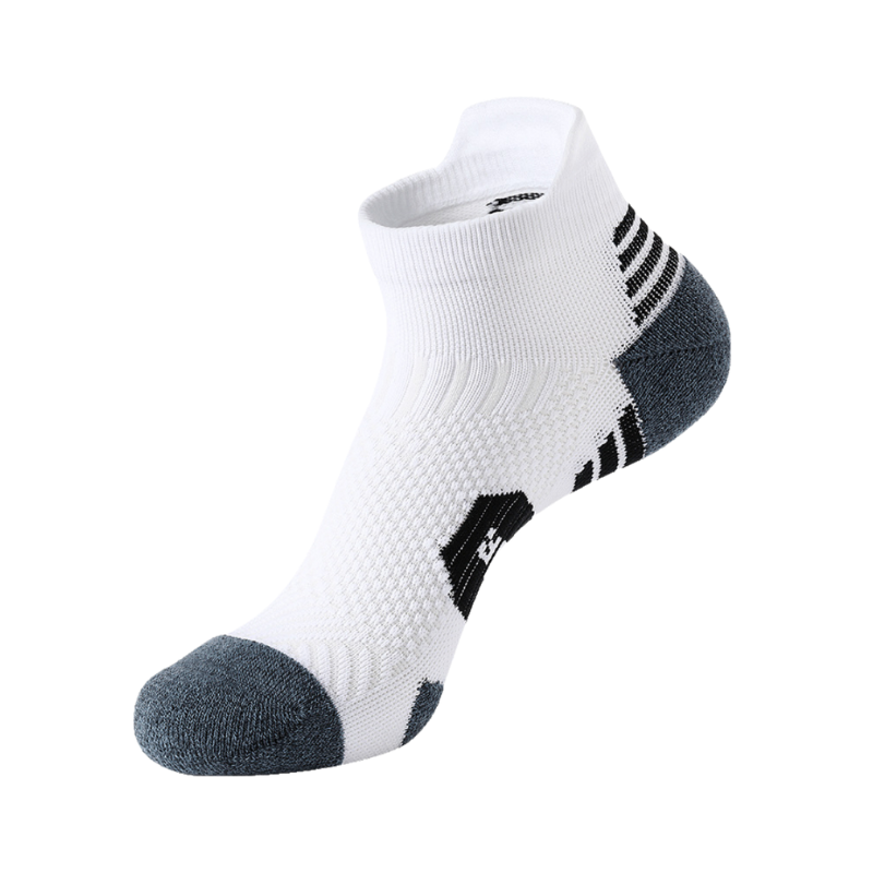 3 Pack White Running Socks Men-FOURMINT