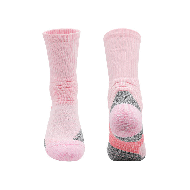 3 Pack Solid Sports Socks White-FOURMINT