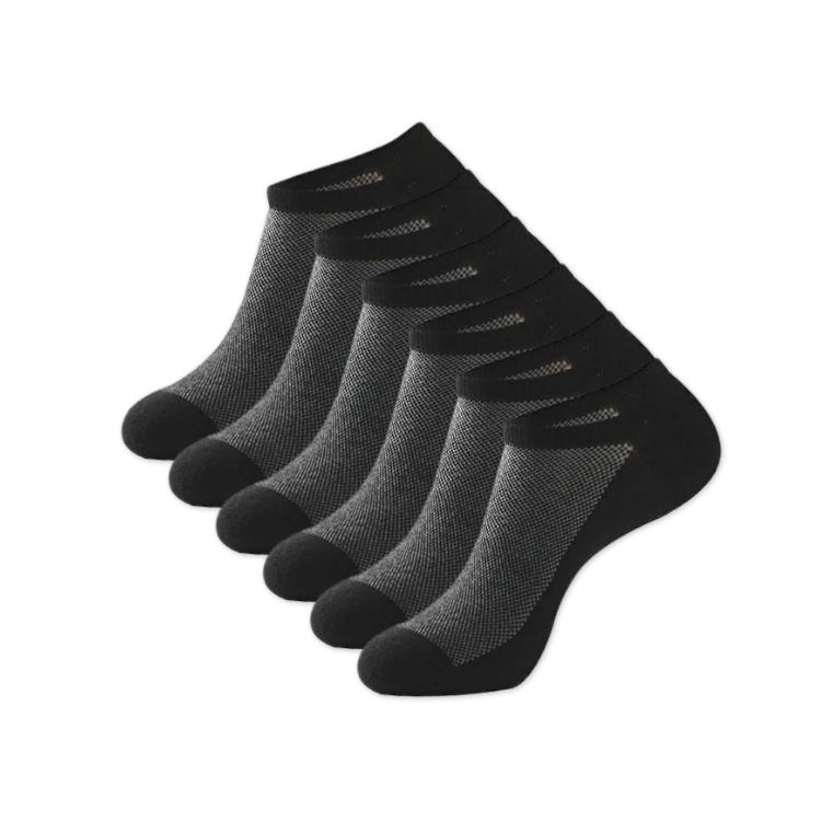 6 Pack Mens No Show Socks Invisible Socks-FOURMINT