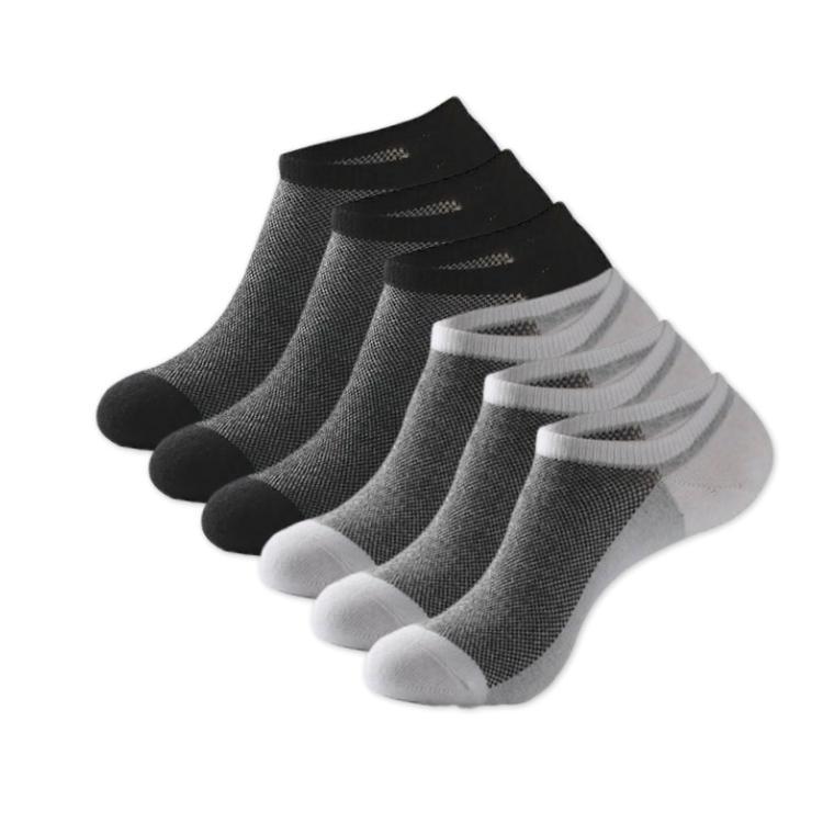 6 Pack Mens No Show Socks Invisible Socks-FOURMINT