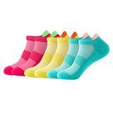 6 Pack Womens Low Cut Trainer Socks-FOURMINT