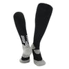 3 Pack Kids Long Sports Socks Black-FOURMINT