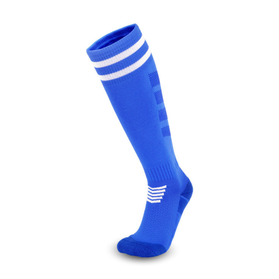 3 Pack Blue Football Socks for Kids Fourmint FOURMINT