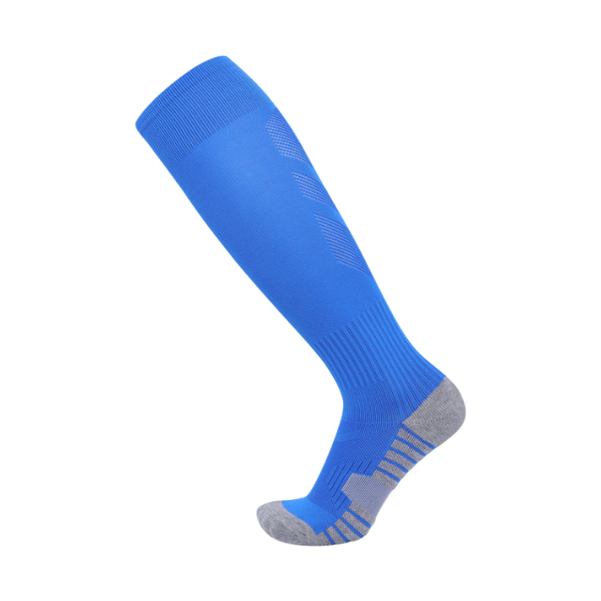 3 Pack Blue Football Socks for Men-FOURMINT