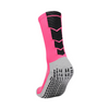 3 Pack Mens Grippy Football Socks Pink-FOURMINT