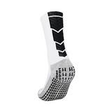 3 Pack Mens Grippy Football Socks White-FOURMINT