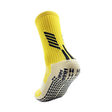 3 Pack Kids Football Grip Socks Yellow-FOURMINT