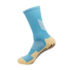 3 Pack Mens Football Grip Socks Sky Blue-FOURMINT