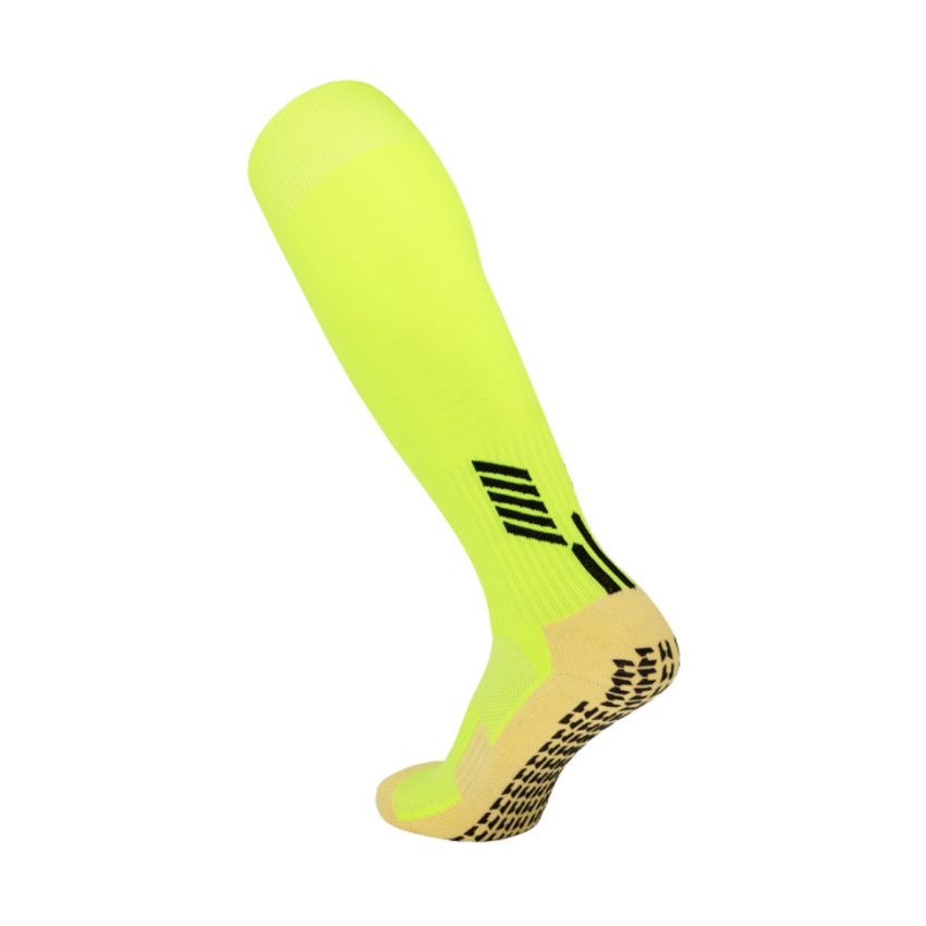 3 Pack Kids Lime Green Grippy Socks for Football-FOURMINT