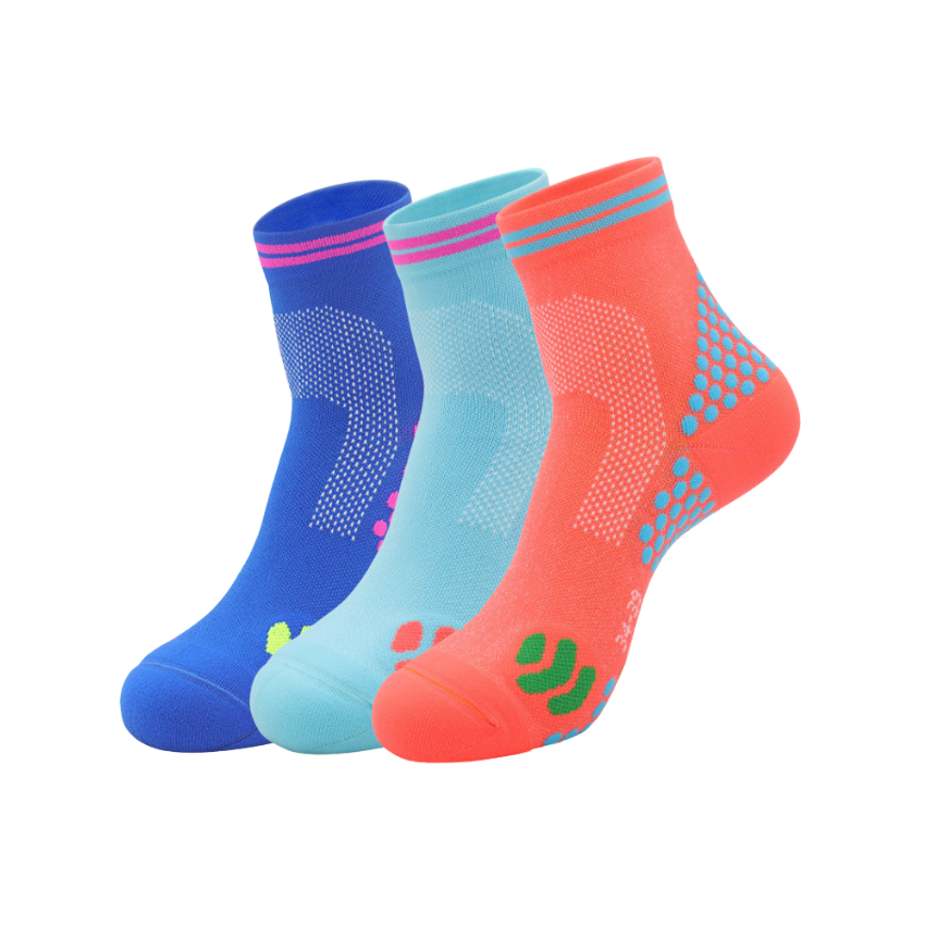3 Pack Compression Ankle Running Socks-FOURMINT