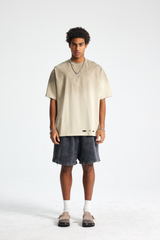 Washed Distressed Oversized T-Shirt