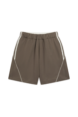 Contrast Panel Relaxed Shorts