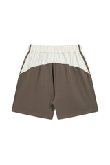 Contrast Panel Relaxed Shorts