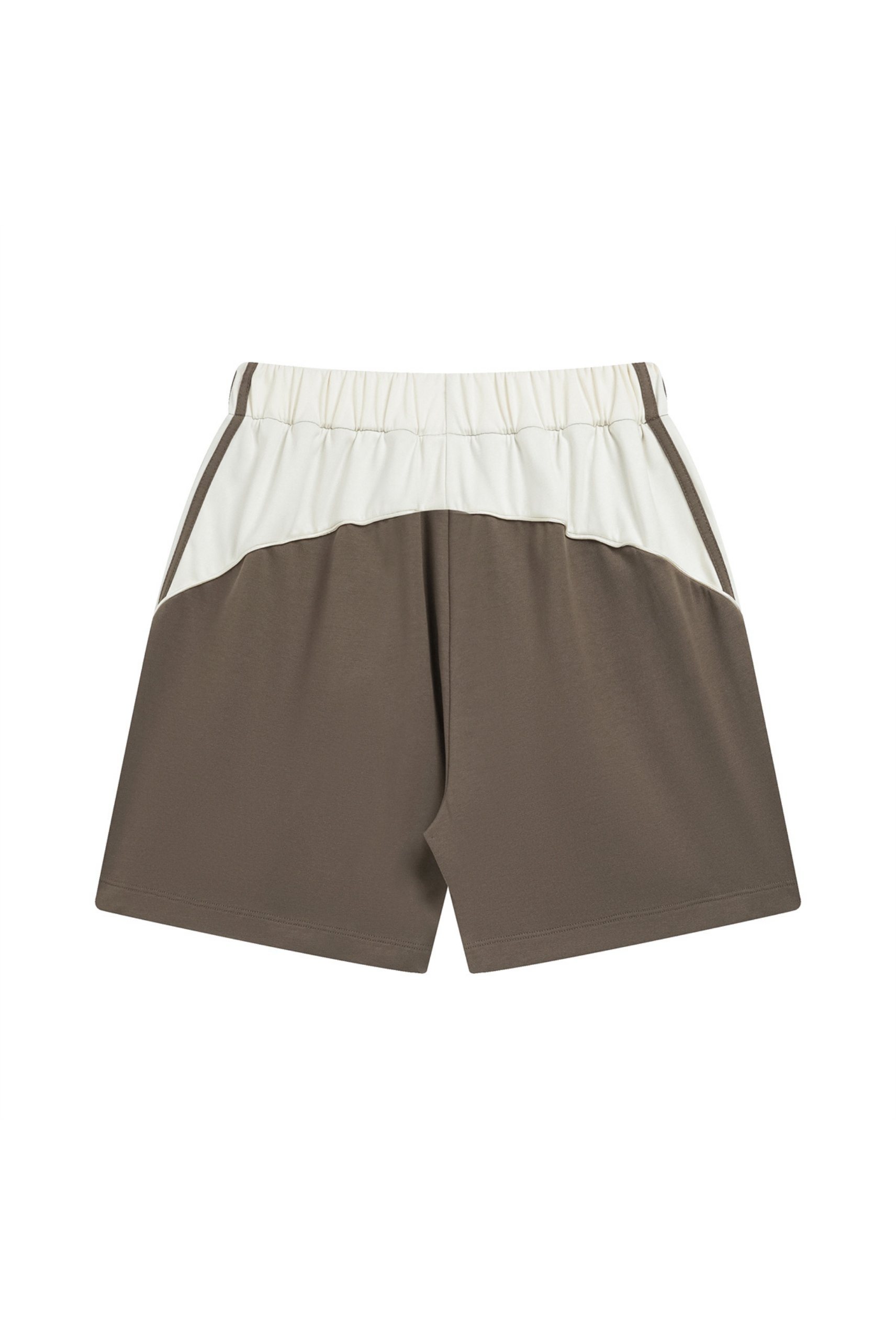 Contrast Panel Relaxed Shorts