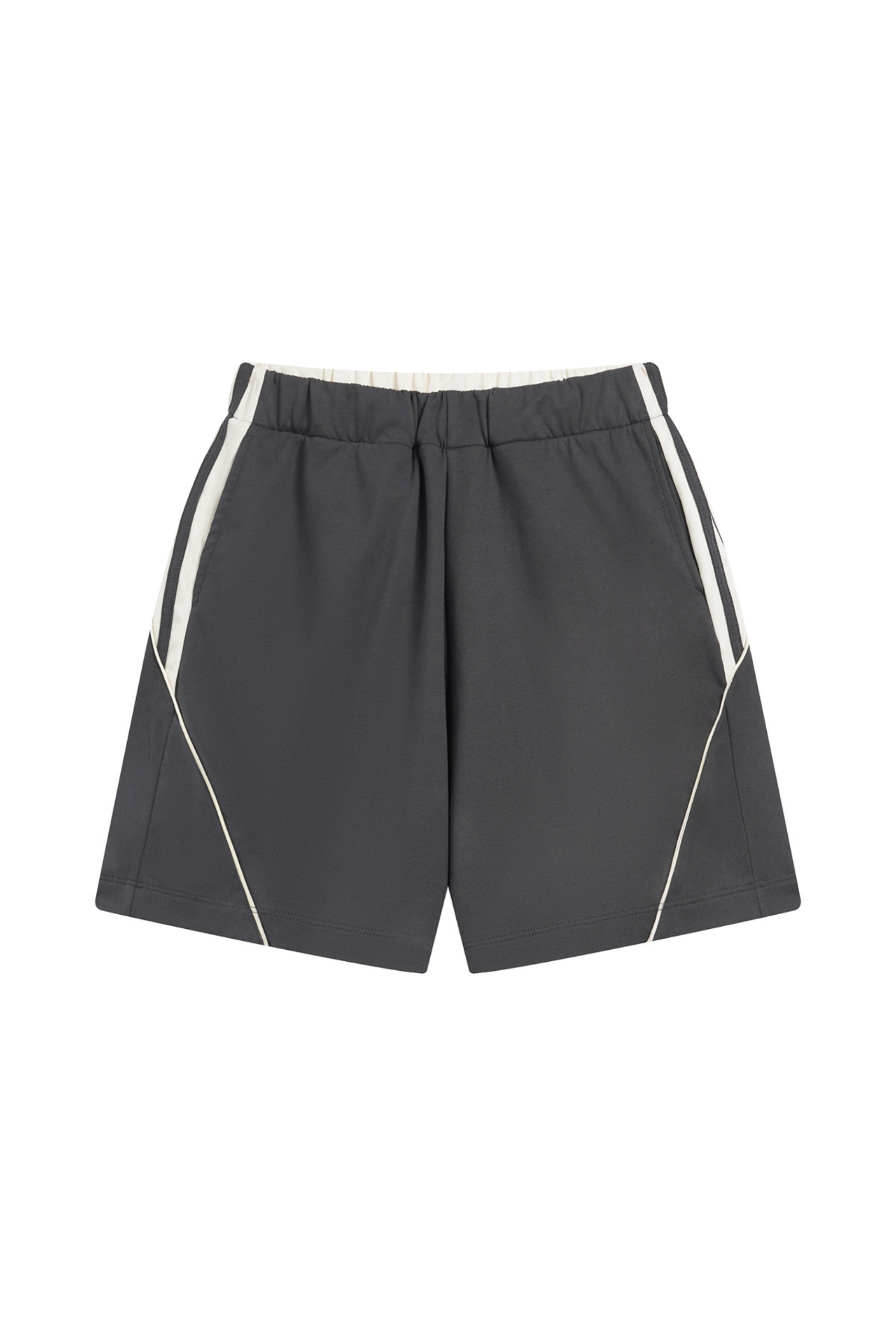 Contrast Panel Relaxed Shorts