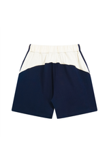 Contrast Panel Relaxed Shorts