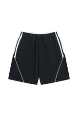Contrast Panel Relaxed Shorts