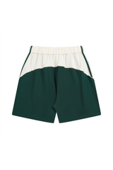 Contrast Panel Relaxed Shorts
