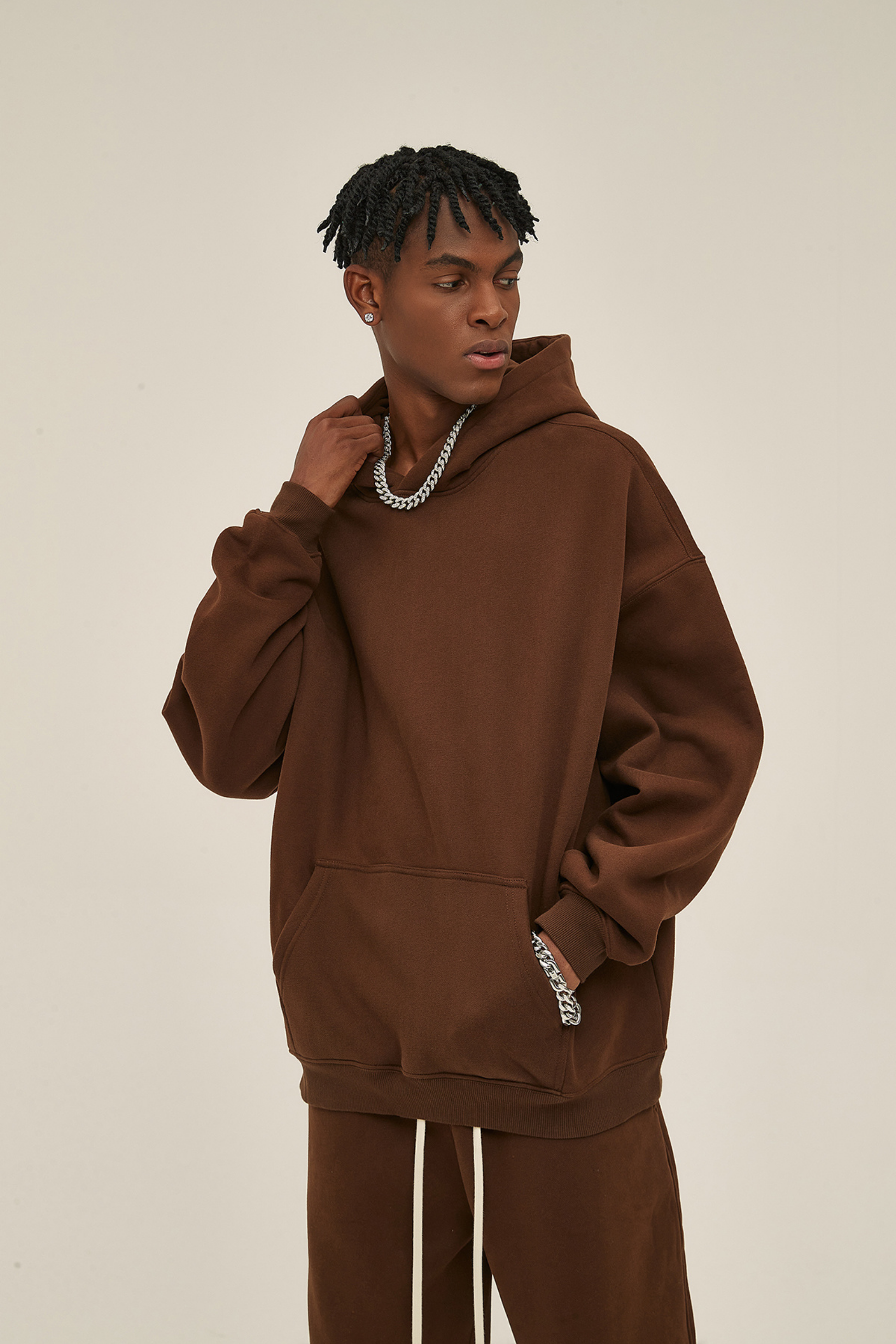 350gsm Fleece Lined Oversized Hoodie