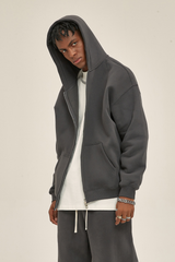350gsm Two-Way Zip Heavyweight Hoodie