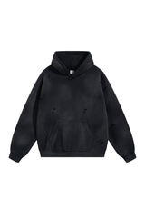 Vintage Wash Distressed Hoodie