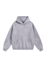 Vintage Wash Distressed Hoodie