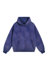 Vintage Wash Distressed Hoodie