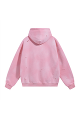 Vintage Wash Distressed Hoodie