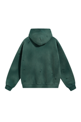 Vintage Wash Distressed Hoodie