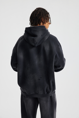 Vintage Wash Distressed Hoodie