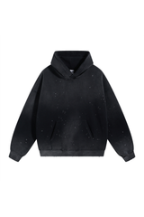 360gsm Paint Splatter Vintage Wash Hoodie