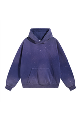 360gsm Paint Splatter Vintage Wash Hoodie