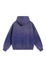 360gsm Paint Splatter Vintage Wash Hoodie