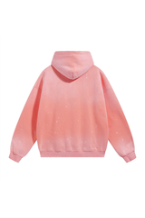 360gsm Paint Splatter Vintage Wash Hoodie