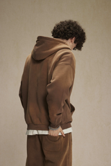 360gsm Garment Dyed Oversized Zip Hoodie