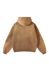 360gsm Garment Dyed Oversized Zip Hoodie