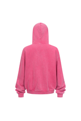 430gsm Garment Dyed Zip Hoodie