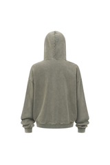 430gsm Garment Dyed Zip Hoodie