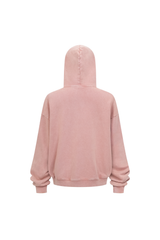 430gsm Garment Dyed Zip Hoodie