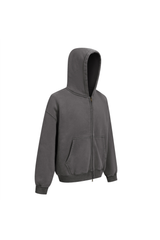 370gsm Garment Dyed Cropped Zip Hoodie