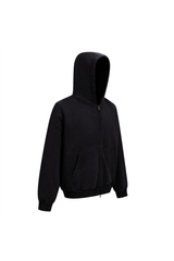370gsm Garment Dyed Cropped Zip Hoodie