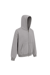 370gsm Garment Dyed Cropped Zip Hoodie