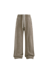 430gsm Garment Dyed Wide Leg Joggers
