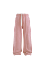 430gsm Garment Dyed Wide Leg Joggers