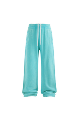 430gsm Garment Dyed Wide Leg Joggers