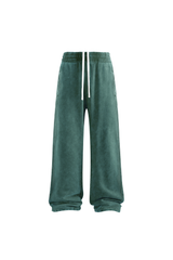 430gsm Garment Dyed Wide Leg Joggers
